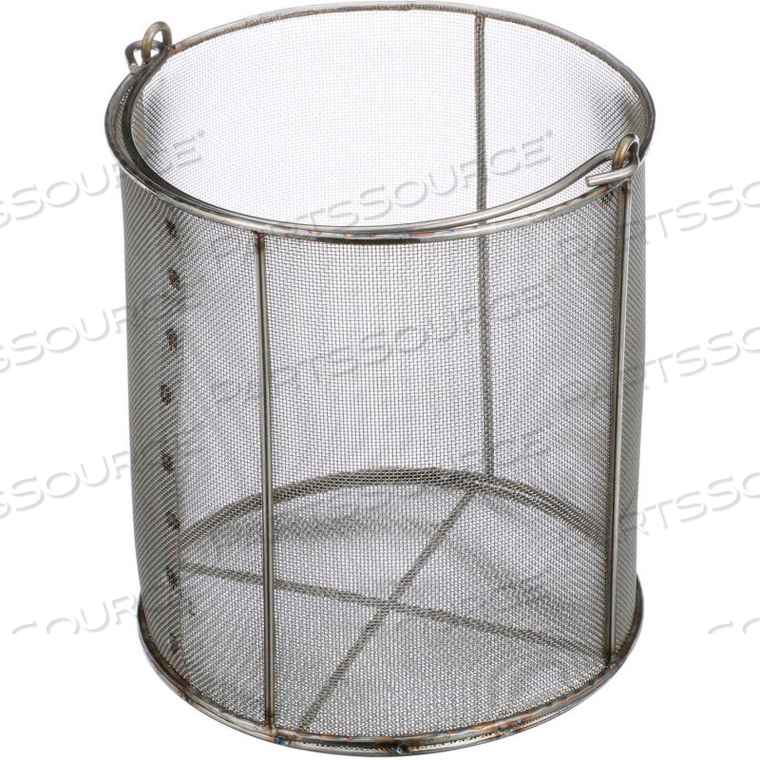SMALL PARTS ROUND WIRE BASKET 5-7/8"DIA X 6-1/2"H STAINLESS STEEL PRICE EACH FOR QTY 5+ by Marlin Steel Wire Products Inc SMALL PARTS ROUND WIRE BASKET 5-7/8"DIA X 6-1/2"H STAINLESS STEEL PRICE EACH FOR QTY 5+ by Marlin Steel Wire Products Inc