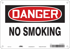 J6937 SAFETY SIGN 10 W 7 H 0.055 THICKNESS by Condor