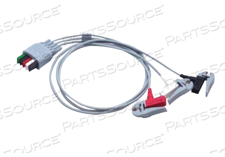 LEADWIRE SET, 24IN SIZE, LATEX-FREE, PINCH CONNECTOR TYPE, 3 NUMBER OF LEADS, FOR USE WITH: FOR PASSPORT 2, PASSPORT 2LT, SPECTRUM, TRIO by Mindray North America LEADWIRE SET, 24IN SIZE, LATEX-FREE, PINCH CONNECTOR TYPE, 3 NUMBER OF LEADS, FOR USE WITH: FOR PASSPORT 2, PASSPORT 2LT, SPECTRUM, TRIO by Mindray North America