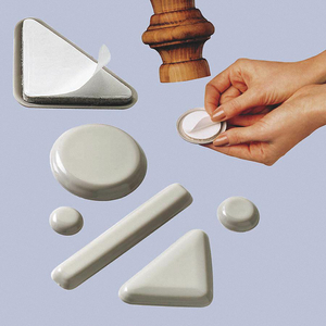 FURNITURE GLIDES SELF-STICK ROUND 1 PK8 by MASTER CASTER COMPANY FURNITURE GLIDES SELF-STICK ROUND 1 PK8 by MASTER CASTER COMPANY