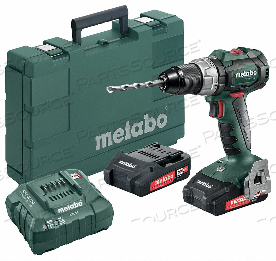 CORDLESS HAMMER DRILL/DRIVER KIT 18.0V by Metabo CORDLESS HAMMER DRILL/DRIVER KIT 18.0V by Metabo