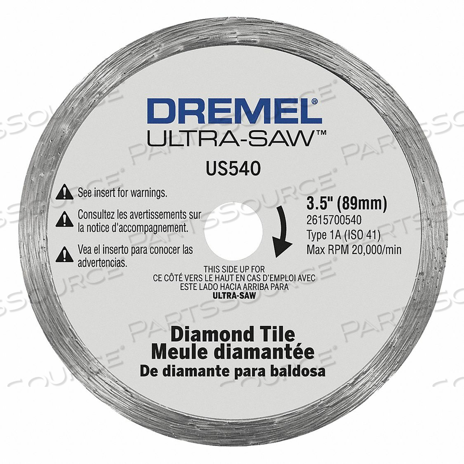CUTTING WHEEL DIAMOND 3-1/2 IN DIA. by Dremel