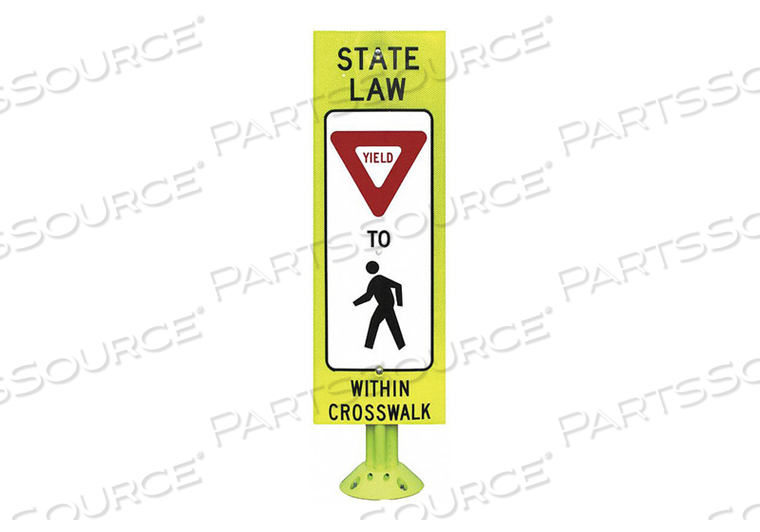 SIGN AND FIXED BASE 42 H 13-1/4 W by Davidson SIGN AND FIXED BASE 42 H 13-1/4 W by Davidson