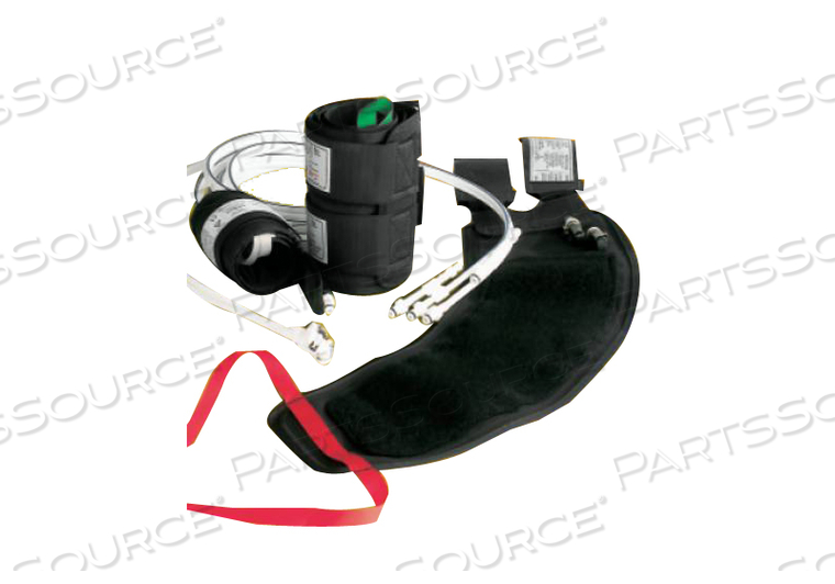 TOURNIQUET CUFF, CYLINDRICAL, SINGLE PORT, SINGLE BLADDER, PLC, A.T.S.®, RED, 18IN LENGTH, NON-STERILE, REUSABLE by Zimmer TOURNIQUET CUFF, CYLINDRICAL, SINGLE PORT, SINGLE BLADDER, PLC, A.T.S.®, RED, 18IN LENGTH, NON-STERILE, REUSABLE by Zimmer