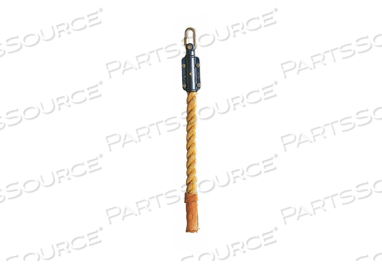 CLIMBING ROPE WITH LEATHER BOOT 24 FT by Spalding