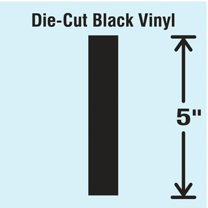 DIE CUT LETTER LABEL I 10 CARDS PK10 by Strance, Inc.