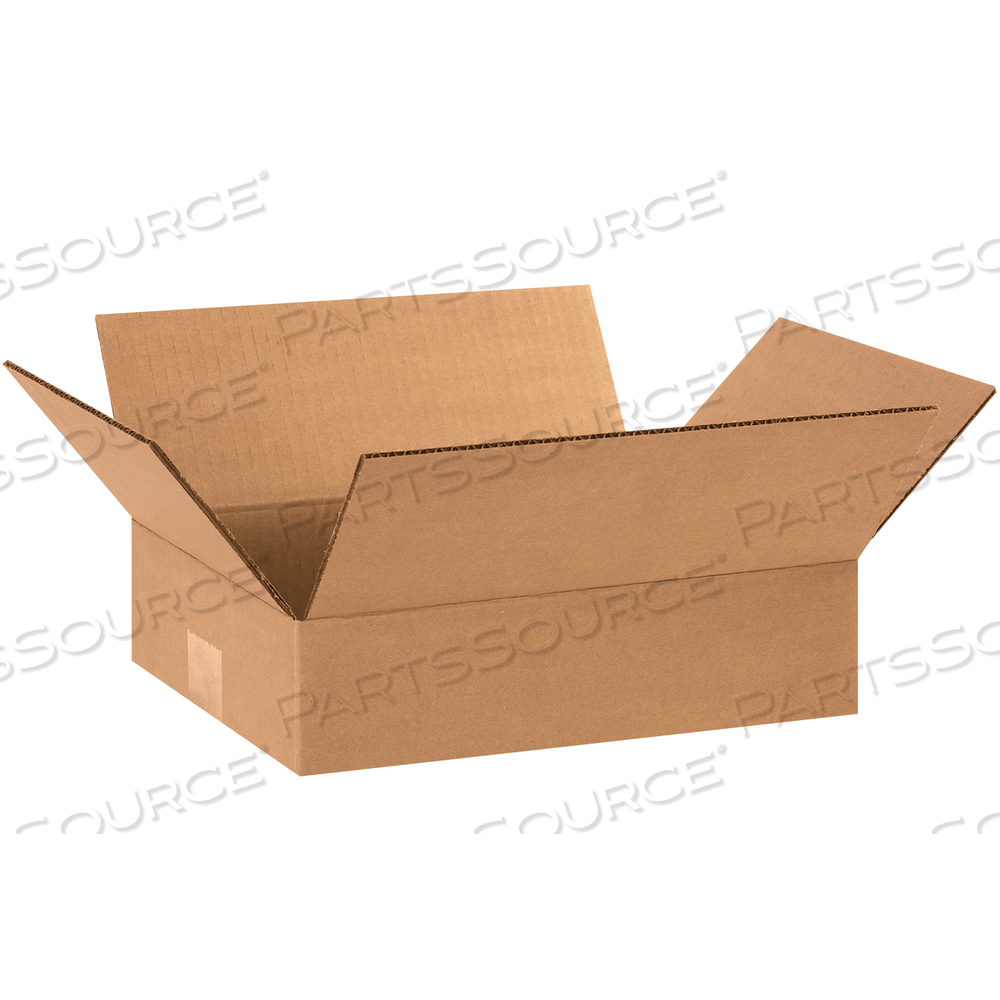 FLAT CORRUGATED BOXES, 12" X 9" X 3", KRAFT, 25/BUNDLE by BOX Partners (Box Acquisitions, LLC)