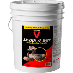 VICTOR SNAKE-A-WAY SNAKE REPELLING GRANULES - 28 LB. PAIL by Woodstream Corporation