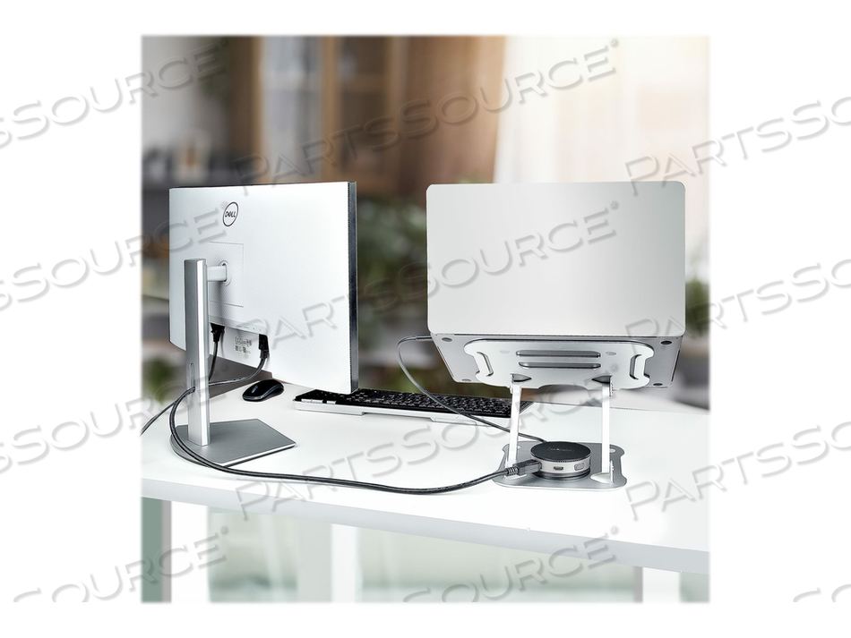 LAPTOP STAND FOR DESK, ERGONOMIC LAPTOP STAND ADJUSTABLE HEIGHT, ALUMINUM, PORTABLE, SUPPORTS UP TO 22LB (10KG), FOLDABLE LAPTOP HOLDER FOR  by StarTech.com Ltd.