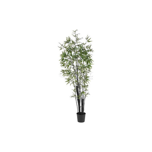 6' BLACK BAMBOO SILK TREE (2 THICK TRUNKS) by Nearly Natural