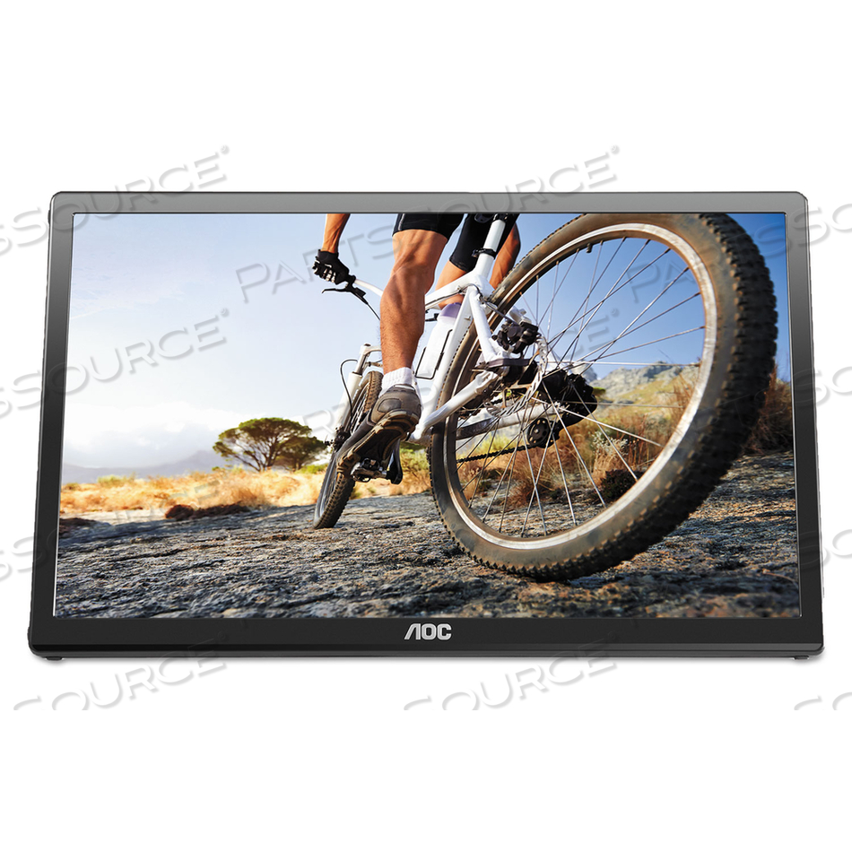 USB POWERED LCD MONITOR, 15.6" WIDESCREEN, TN PANEL, 1366 PIXELS X 768 PIXELS 