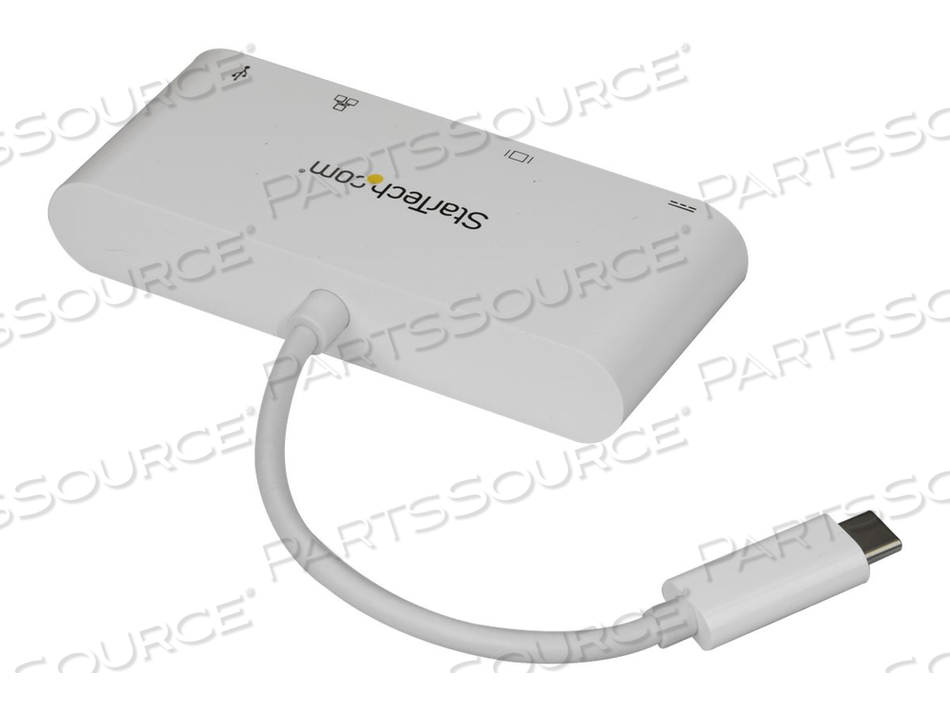 USB-C MULTIPORT ADAPTER W/ DVI-DIGITAL VIDEO 1920X1200 / 1080P (SINGLE LINK)/GBE by StarTech.com Ltd. USB-C MULTIPORT ADAPTER W/ DVI-DIGITAL VIDEO 1920X1200 / 1080P (SINGLE LINK)/GBE by StarTech.com Ltd.