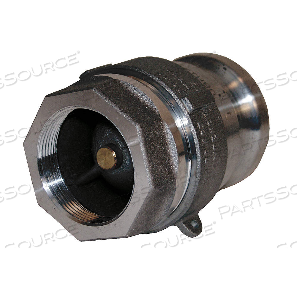 CAM AND GROOVE ADAPTER 2 ALUM ZINC by Dixon Valve and Coupling