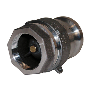 CAM AND GROOVE ADAPTER 2 ALUM ZINC by Dixon Valve and Coupling CAM AND GROOVE ADAPTER 2 ALUM ZINC by Dixon Valve and Coupling