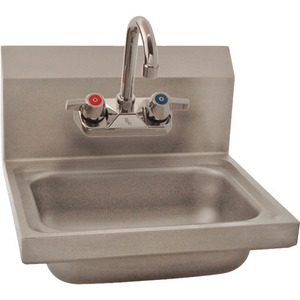 SINK, HAND, S/S, W/FAUCET, DRAIN by AllPoints Foodservice SINK, HAND, S/S, W/FAUCET, DRAIN by AllPoints Foodservice