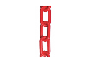 E1223 PLASTIC CHAIN 3 IN X 100 FT RED by Mr. Chain