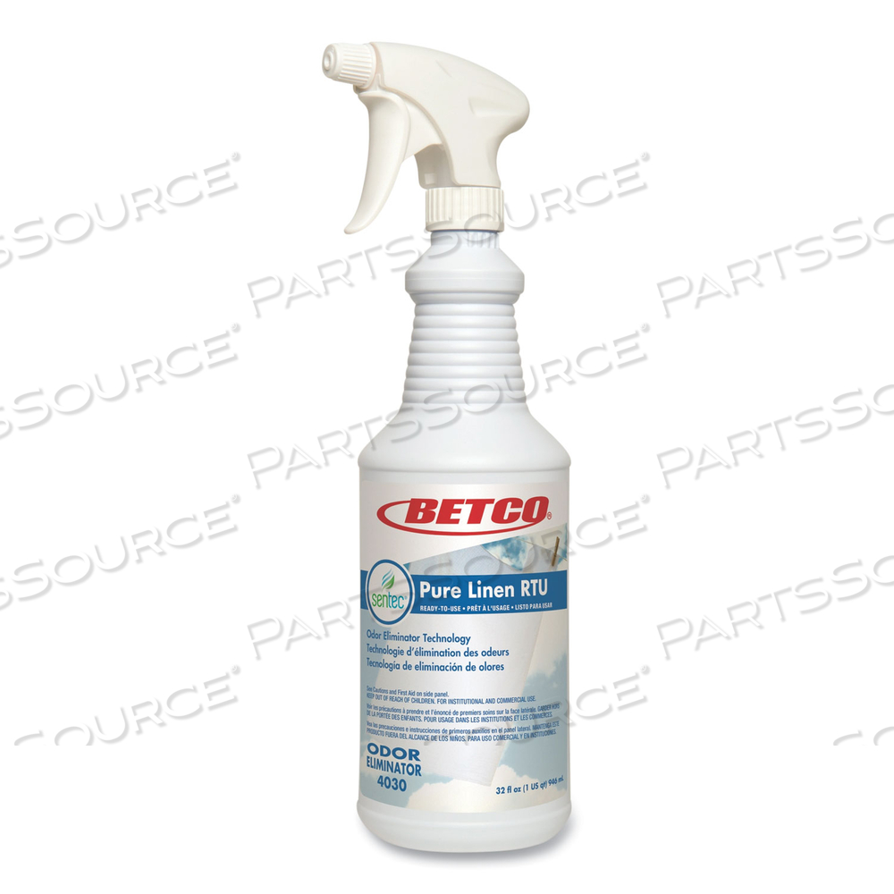 PURE LINEN RTU ODOR ELIMINATOR, PURE LINEN, 32 OZ SPRAY BOTTLE by Betco Corporation