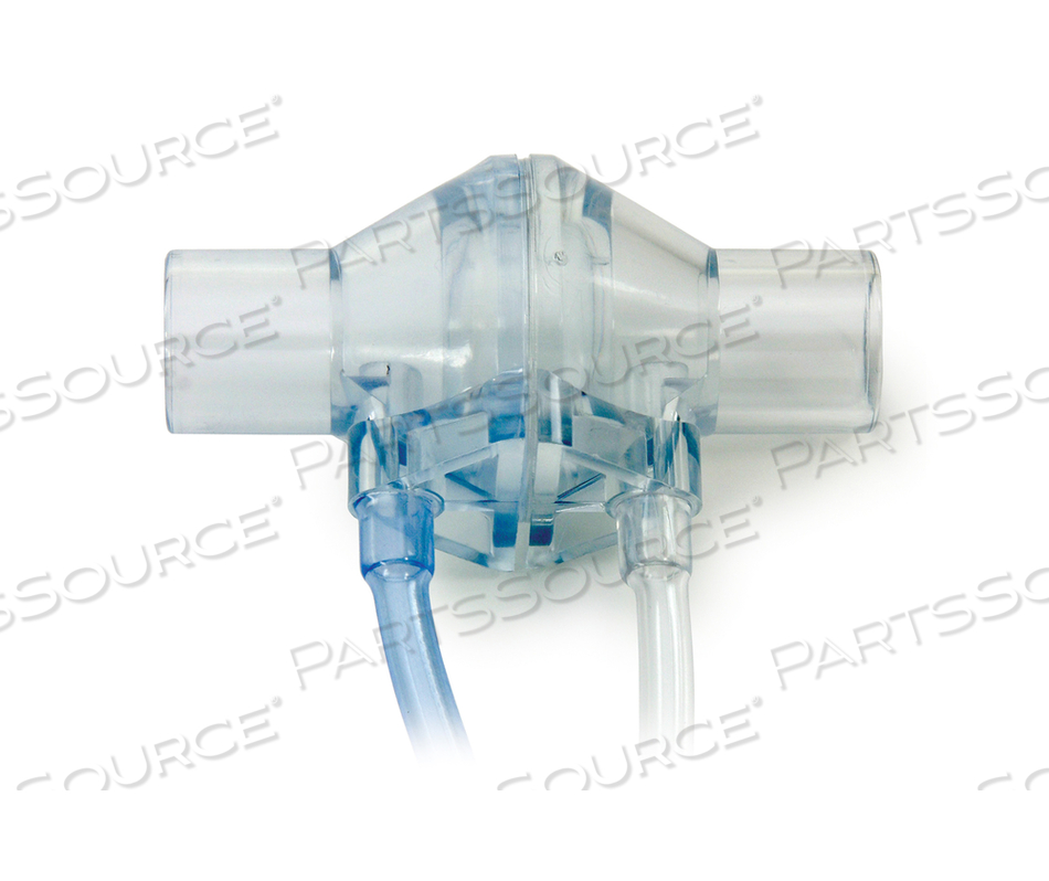 FLOW SENSOR, 31 MM DIA, 0 TO 100 SLPM, CLEAR, BLUE, ADULT PATIENT, 0 TO 50 DEG C, MEETS ISO, ROHS, 0 TO 99%, 58 MM by Maxtec