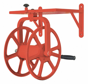 HOSE REEL STEEL 21-1/2IN.H RED by Liberty Hose and Supply, Inc.