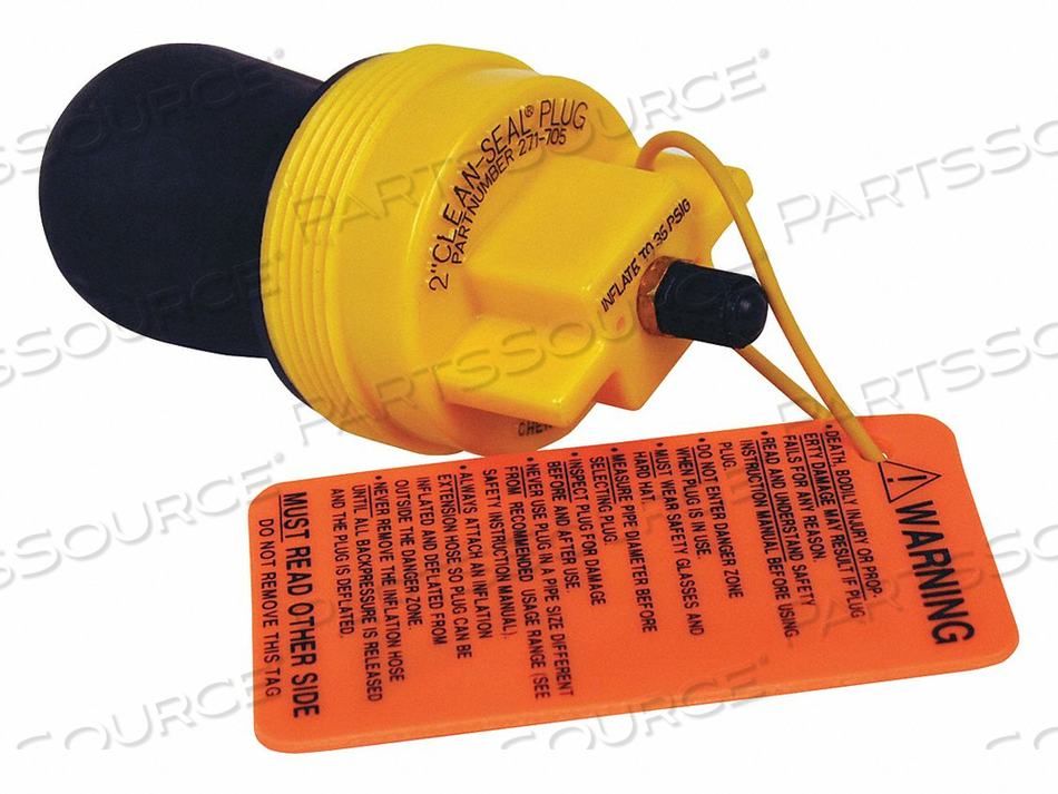 PIPE PLUG PNEUMATIC 1.5 IN RUBBER by Oatey