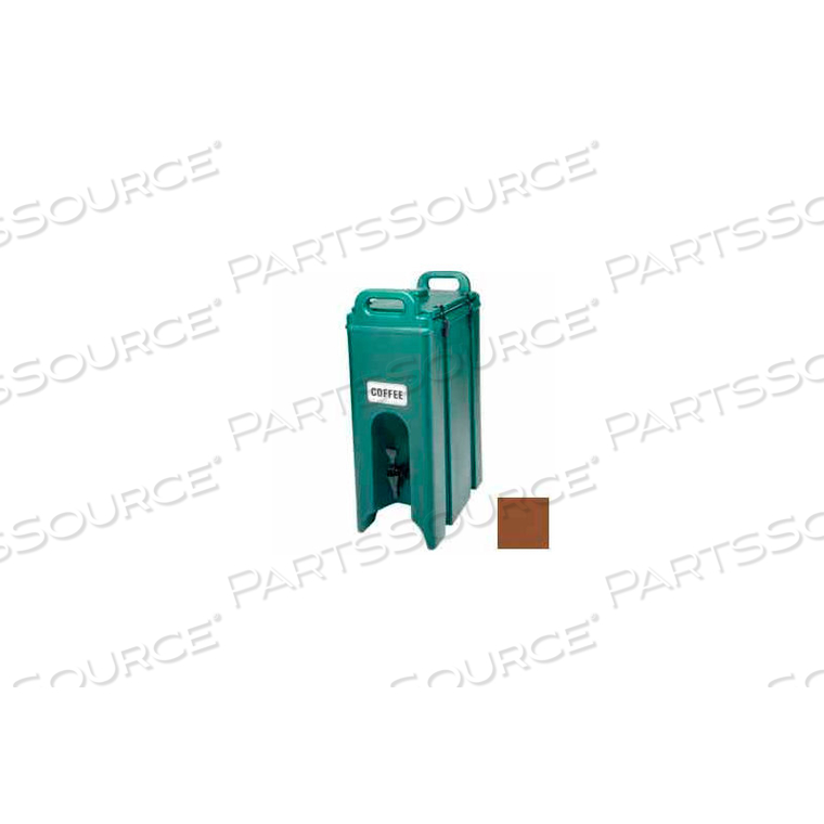 BEVERAGE CARRIER, INSULATED PLASTIC, 4-3/4 GAL., 16-1/2 X 9 X 24-1/4, DARK BROWN by Cambro