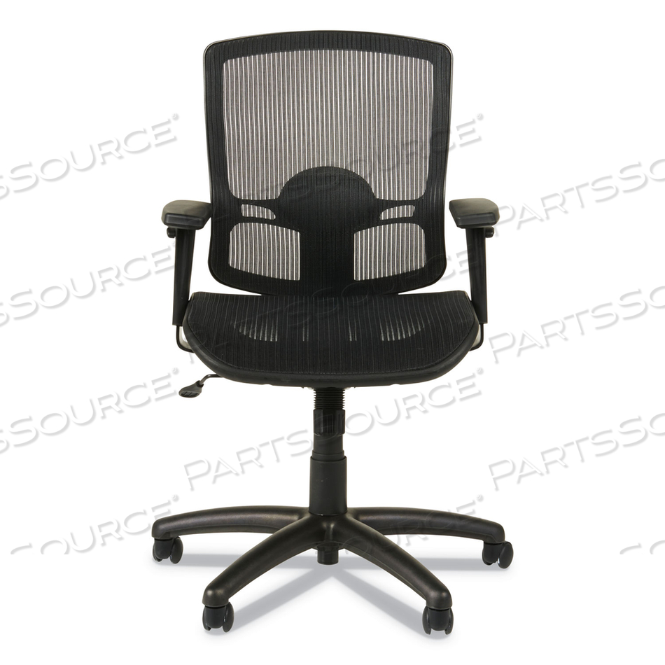 ALERA ETROS SERIES SUSPENSION MESH MID-BACK SYNCHRO TILT CHAIR, SUPPORTS UP TO 275 LB, 15.74" TO 19.68" SEAT HEIGHT, BLACK by Alera
