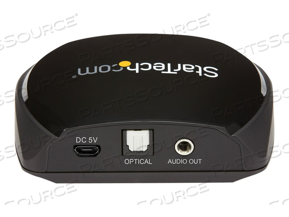 BLUETOOTH 5.0 AUDIO RECEIVER WITH NFC, BLUETOOTH WIRELESS AUDIO ADAPTER BT 5.0, 66FT (20M) RANGE, 3.5MM/RCA OR DIGITAL TOSLINK/SPDIF OPTICAL by StarTech.com Ltd. BLUETOOTH 5.0 AUDIO RECEIVER WITH NFC, BLUETOOTH WIRELESS AUDIO ADAPTER BT 5.0, 66FT (20M) RANGE, 3.5MM/RCA OR DIGITAL TOSLINK/SPDIF OPTICAL by StarTech.com Ltd.