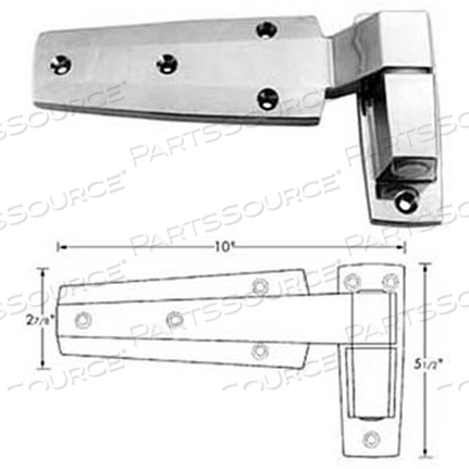 HINGE, CAM (2" OFST) by Standard Keil