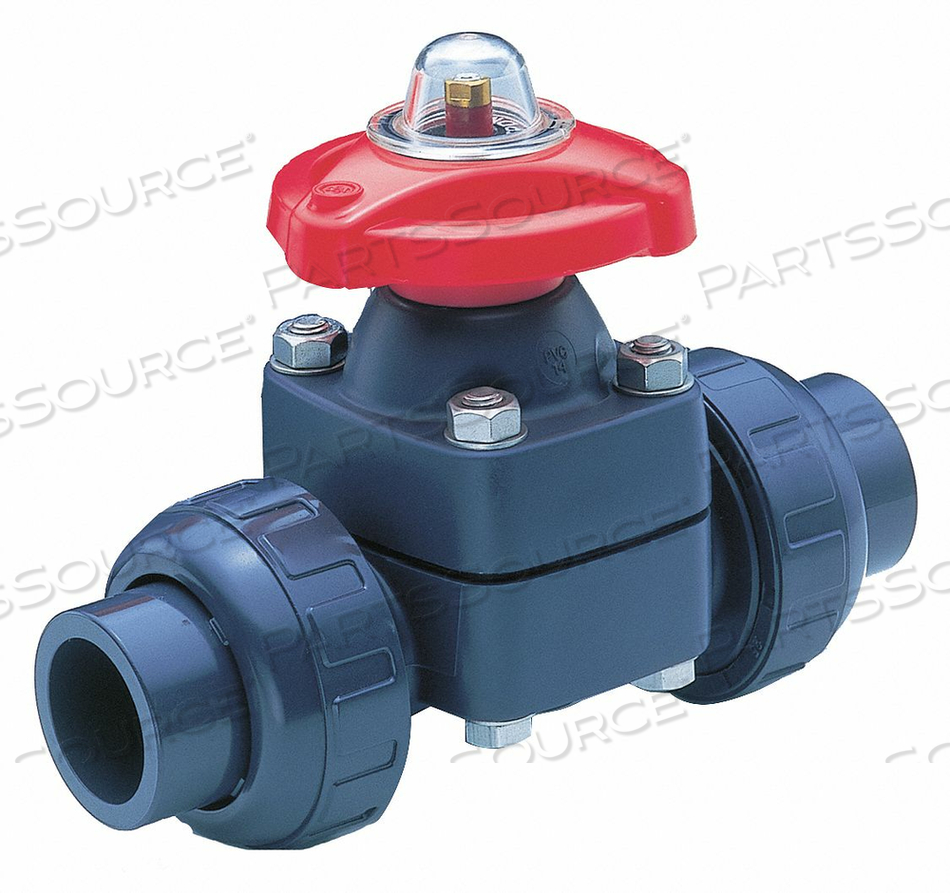DIAPHRAGM VALVE 1-1/2 PIPE SIZE PVDF by Asahi DIAPHRAGM VALVE 1-1/2 PIPE SIZE PVDF by Asahi