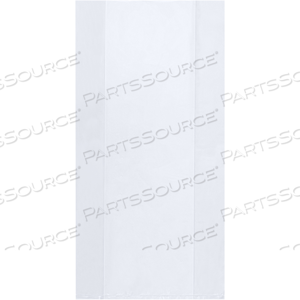 GUSSETED 1 MIL POLY BAGS, 5 1/2" X 4 3/4" X 19", CLEAR, 1000/CASE by BOX Partners (Box Acquisitions, LLC)