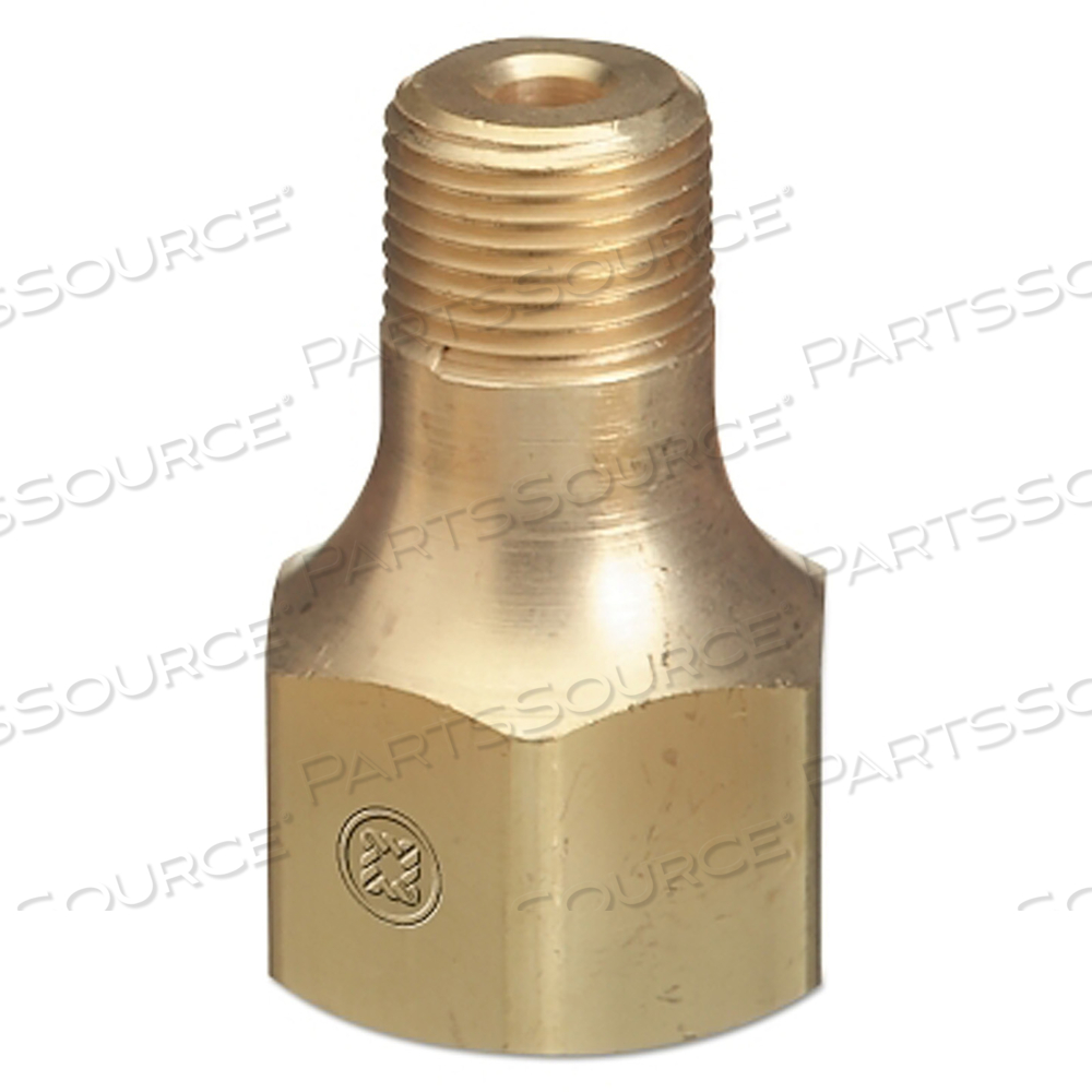 MALE NPT OUTLET ADAPTOR FOR MANIFOLD PIPELINES, ACETYLENE/BUTANE/PROPANE, 1/4 IN by Western Enterprises MALE NPT OUTLET ADAPTOR FOR MANIFOLD PIPELINES, ACETYLENE/BUTANE/PROPANE, 1/4 IN by Western Enterprises
