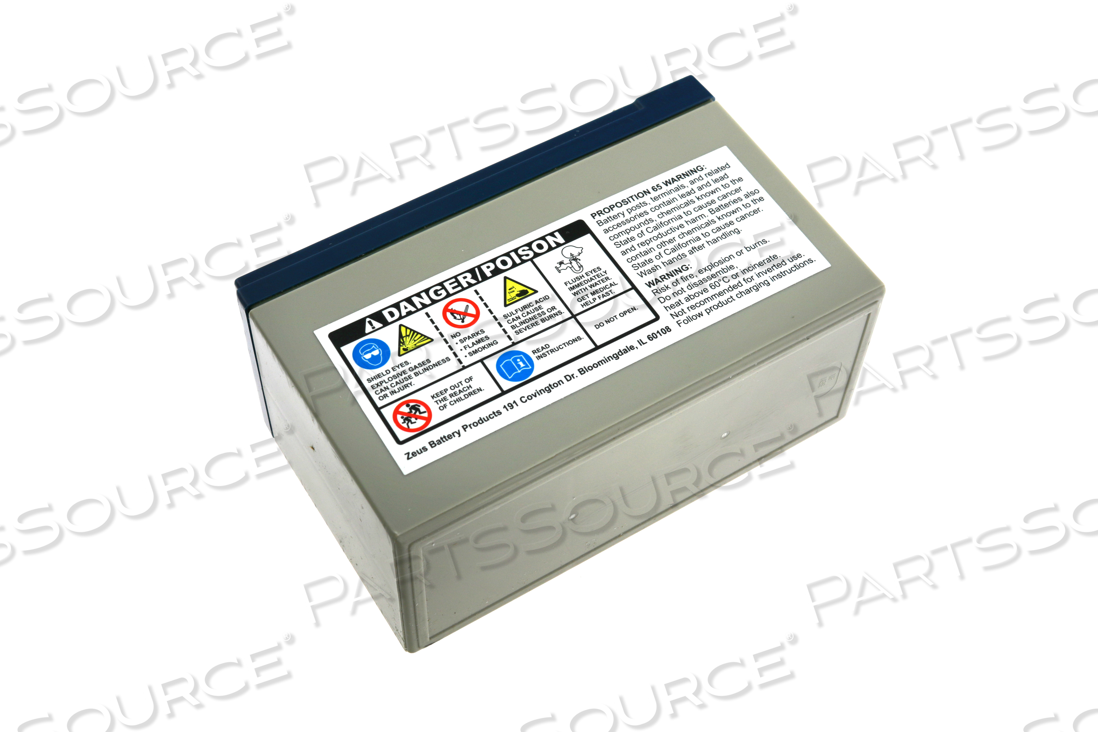 120628 Helmer Inc REPLACEMENT BATTERY FOR IPF 105 BLOOD FREEZER