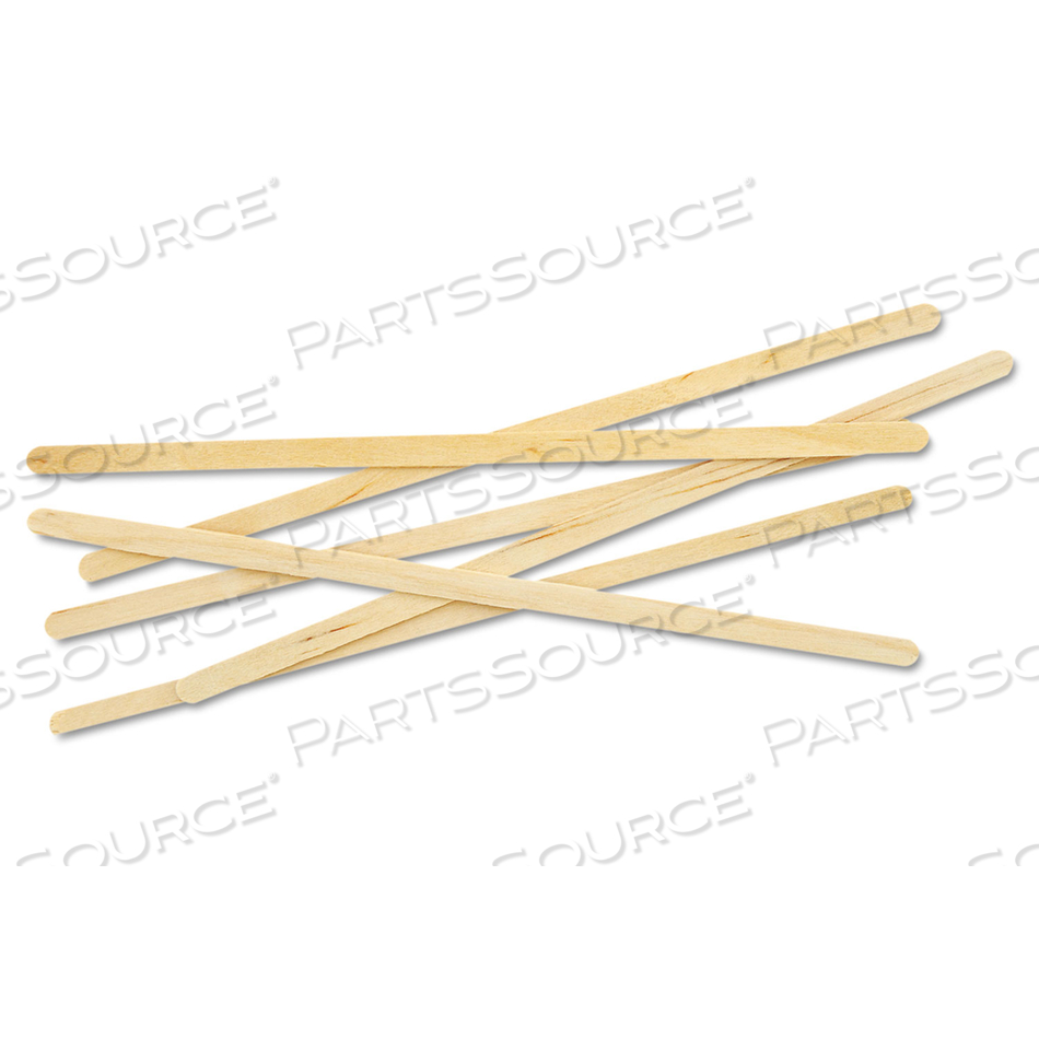 RENEWABLE WOODEN STIR STICKS, 7" by Eco-Products RENEWABLE WOODEN STIR STICKS, 7" by Eco-Products