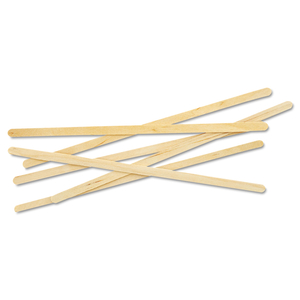 RENEWABLE WOODEN STIR STICKS, 7", 1,000/PACK, 10 PACKS/CARTON by Eco-Products RENEWABLE WOODEN STIR STICKS, 7", 1,000/PACK, 10 PACKS/CARTON by Eco-Products