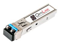 OPTILINK, SFP (MINI-GBIC) TRANSCEIVER MODULE (EQUIVALENT TO: FORTINET FG-TRAN-LX), GIGE, 1000BASE-LX, LC SINGLE-MODE, UP TO 6.2 MILES, 1310 by DISTINOW OPTILINK, SFP (MINI-GBIC) TRANSCEIVER MODULE (EQUIVALENT TO: FORTINET FG-TRAN-LX), GIGE, 1000BASE-LX, LC SINGLE-MODE, UP TO 6.2 MILES, 1310 by DISTINOW