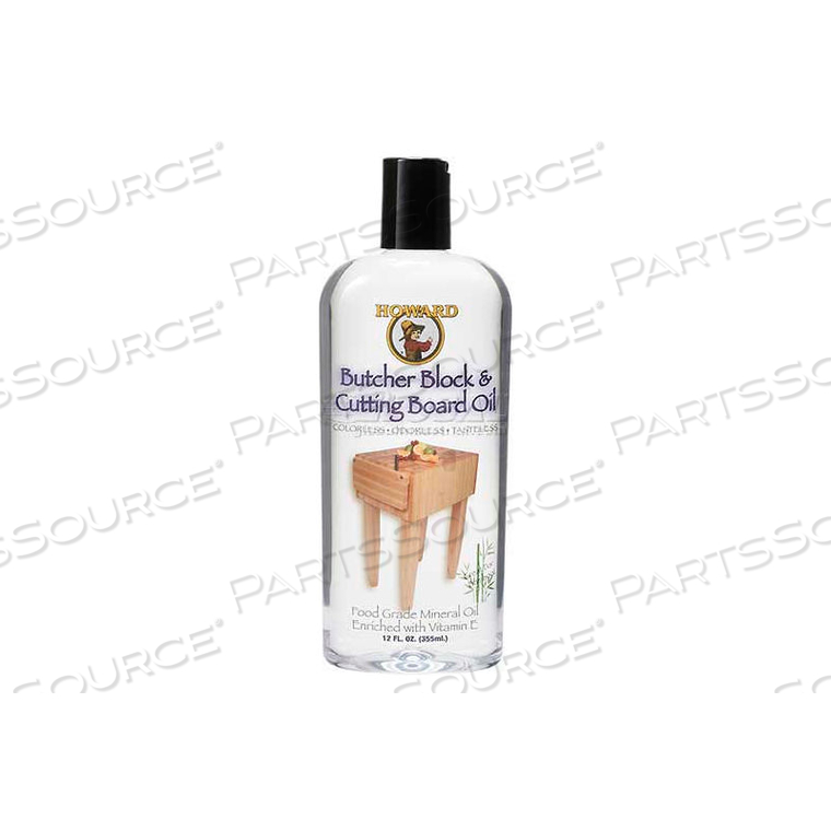 CUTTING BOARD OIL 12 OZ. BOTTLE 6/CASE by Howard Products, Inc
