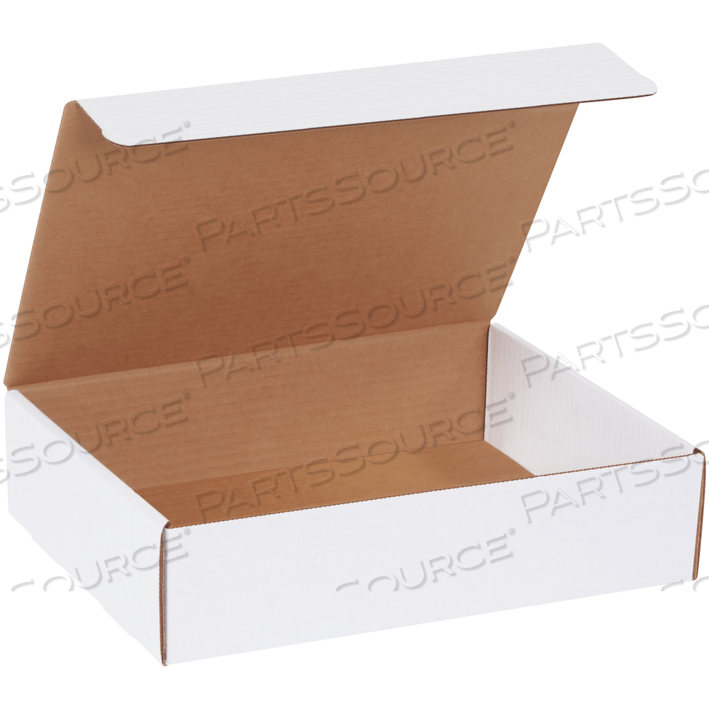 LITERATURE MAILERS, 12-1/8" X 9-1/4" X 3", WHITE, 50/BUNDLE by BOX Partners (Box Acquisitions, LLC)