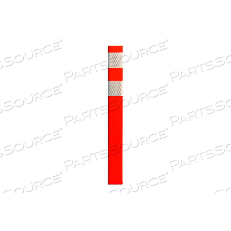 FG300 36" TRAFFIC CHANNELIZER POST, POLYURETHANE, ORANGE by Pexco LLC FG300 36" TRAFFIC CHANNELIZER POST, POLYURETHANE, ORANGE by Pexco LLC