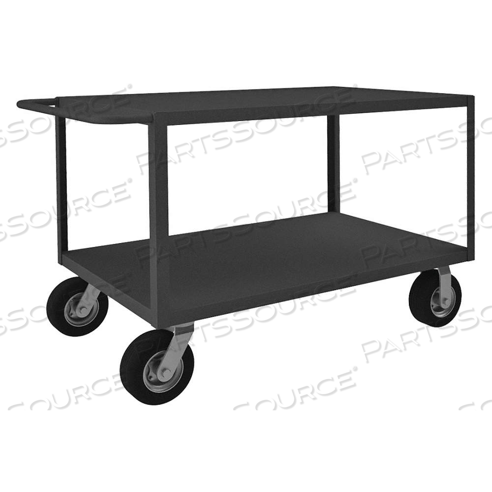 UTILITY CART WITH FLUSH METAL SHELVES, 1,200 LB LOAD CAPACITY, 48 IN X 24 IN, FLAT by Approved Vendor UTILITY CART WITH FLUSH METAL SHELVES, 1,200 LB LOAD CAPACITY, 48 IN X 24 IN, FLAT by Approved Vendor