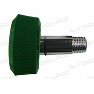 DISS FITTING 1-1/2 IN STEM 1/8 IN MNPT OXYGEN by Ohio Medical, LLC DISS FITTING 1-1/2 IN STEM 1/8 IN MNPT OXYGEN by Ohio Medical, LLC