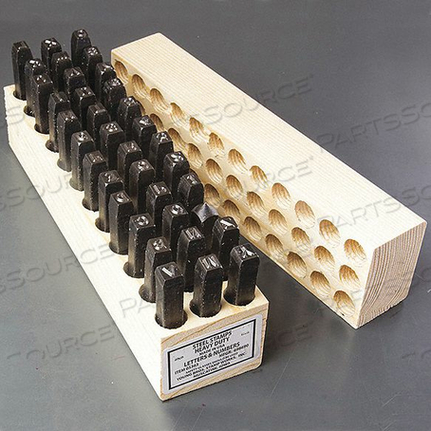 STEEL STAMPS SET 3 SHANK L STEEL by Young Bros. Stamp Works, Inc. STEEL STAMPS SET 3 SHANK L STEEL by Young Bros. Stamp Works, Inc.