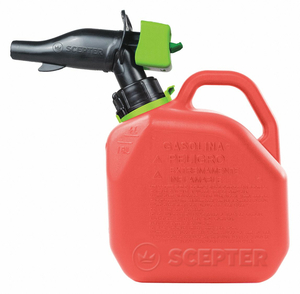GAS CAN 1 GAL. RED PP 11-3/4 HX5-61/64 W by Scepter GAS CAN 1 GAL. RED PP 11-3/4 HX5-61/64 W by Scepter