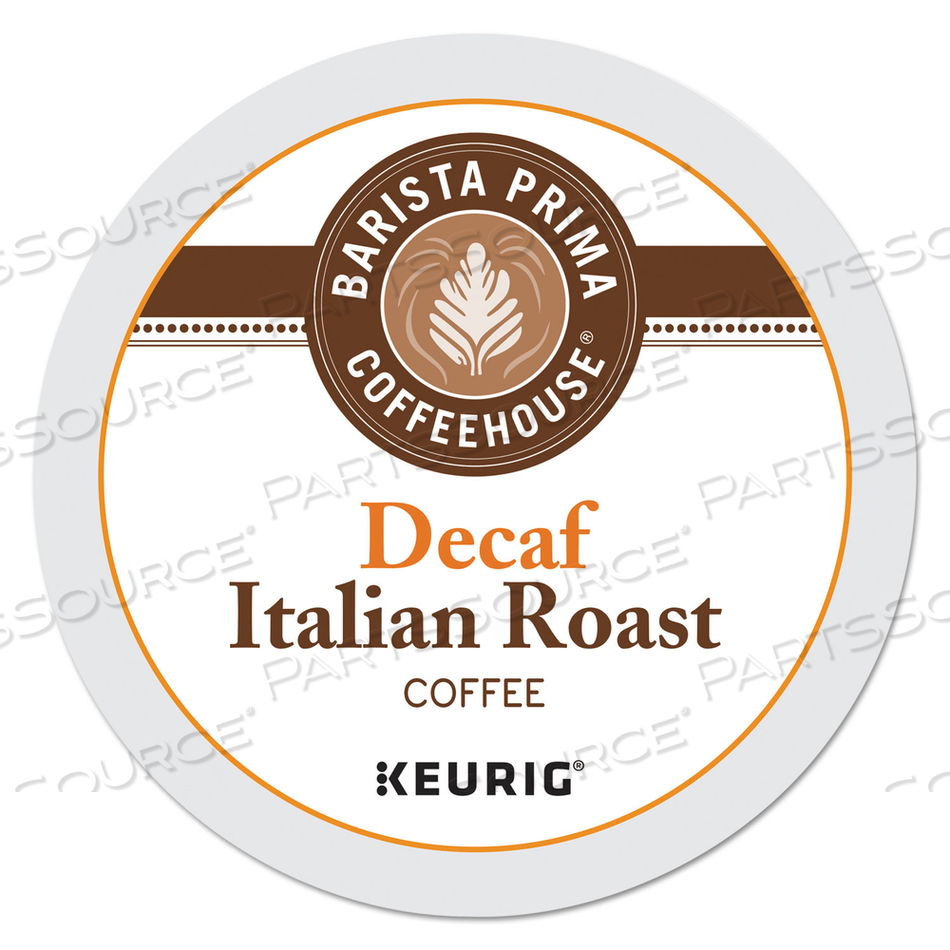 DECAF ITALIAN ROAST COFFEE K-CUPS by Barista Prima Coffeehouse DECAF ITALIAN ROAST COFFEE K-CUPS by Barista Prima Coffeehouse