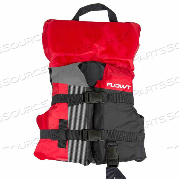 ALL SPORT LIFE VEST, RED, INFANT/CHILD by Flowt