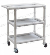 UTILITY CART PVC SMALL 3 SHELF LUMEX by Graham-Field (GF Health Products)