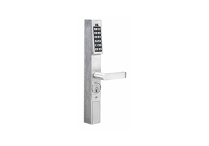 ELECTRONIC LOCK SATIN CHROME 12 BUTTON by Trilogy