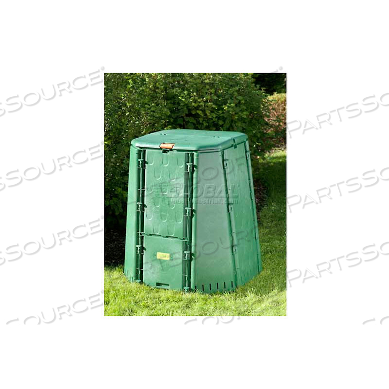 AEROQUICK 187 GAL. LARGE COMPOST BIN W/BASE, 37"L X 37"W X 43"H by Exaco Trading Co.