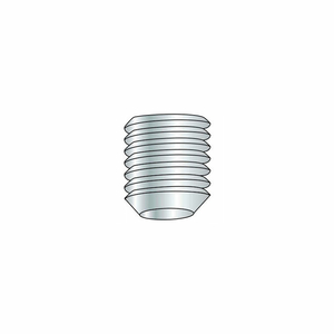 M10 X 1.5 X 12MM CUP POINT SOCKET SET SCREW - STEEL - BLACK OXIDE - DIN 125B - 45H - PKG OF 100 by Titan Fasteners