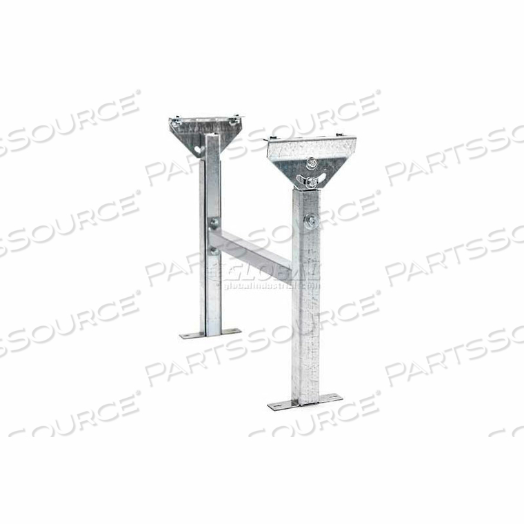 ADJUSTABLE H-BRACE SUPPORT 18"W X 15"-23"H FOR UNEX MRS ROLLER CONVEYORS by UNEX Manufacturing
