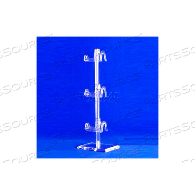 ACRYLIC EYEWEAR DISPLAY, 3 TIER by Amko Displays LLC